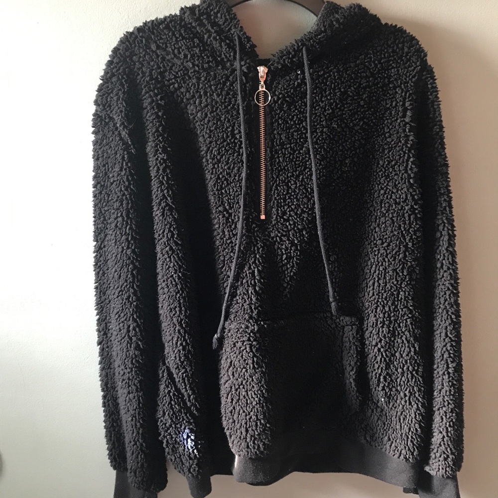 Fuzzy hoodie